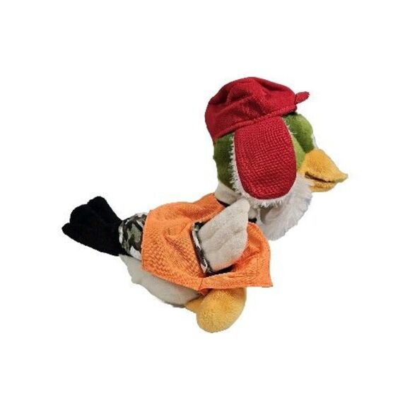 Gemmy Animated Plush Duck Singing "Hit me with your Best Shot" Redneck  Hunter - Picture 2 of 11